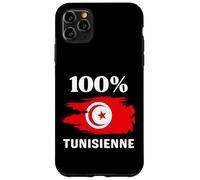 Custodia per iPhone 11 Pro Max 100% Tunisienne et fière de l'être drapeau de la tunisie