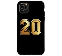 Custodia per iPhone 11 Pro Max 20 Numero Venti Team Sports Graphic Varsity Matching