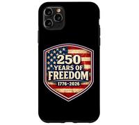 Custodia per iPhone 11 Pro Max 250 anni di libertà 1776-2026 250° anniversario USA Patriot