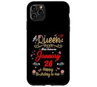 Custodia per iPhone 11 Pro Max 26 gennaio Compleanno Una regina è nata il 26 gennaio