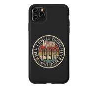 Custodia per iPhone 11 Pro Max 28° Compleanno Vintage Marzo 1998 Retro Edizione Limitata