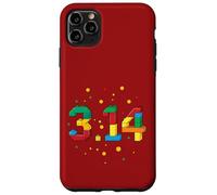 Custodia per iPhone 11 Pro Max 3.14 Mattoni 3.14 Blocchi Master Builder Happy Pi Day Kids