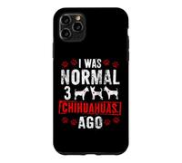 Custodia per iPhone 11 Pro Max 3 CHIHUAHUAS AGO Divertenti cuccioli di Chias Chi-Chi Cani