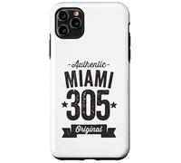 Custodia per iPhone 11 Pro Max 305 Miami Codice Area Distressed Authentic USA