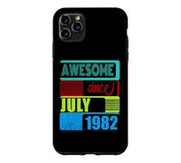 Custodia per iPhone 11 Pro Max 44 Anni Vintage 1982 nato Luglio Fantastico da