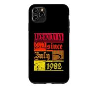 Custodia per iPhone 11 Pro Max 44° compleanno leggendario dal luglio 1982 vintage retrò