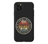 Custodia per iPhone 11 Pro Max 5° Compleanno Vintage Aprile 2021 Retro Limited Edition