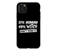 Custodia per iPhone 11 Pro Max 51% Umano 49% Strega