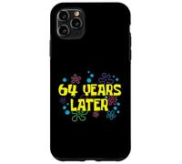 Custodia per iPhone 11 Pro Max 64° Compleanno 64 Anni dopo 64 Anni Bday