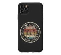 Custodia per iPhone 11 Pro Max 79° Compleanno Vintage Dicembre 1947 Retro Edizione Limitata
