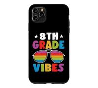 Custodia per iPhone 11 Pro Max 8th Grade Back To School Sunglasses Vibes Retro First Day
