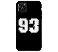 Custodia per iPhone 11 Pro Max 93 Numero Novantatre Team Sports Graphic Varsity Matching