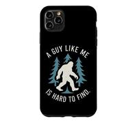 Custodia per iPhone 11 Pro Max A Guy Like Me Is Hard To Find Bigfoot Sasquatch Retro Design