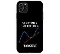 Custodia per iPhone 11 Pro Max A volte vado su un tangente matematica umorismo gioco di parole