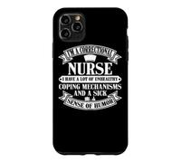 Custodia per iPhone 11 Pro Max Abbigliamento da infermiera correttivo - Design divertente per infermieri