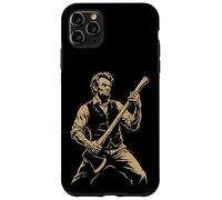 Custodia per iPhone 11 Pro Max Abraham Abe Lincoln Suonare la Chitarra