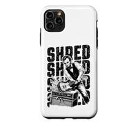 Custodia per iPhone 11 Pro Max Abraham Lincoln Chitarra Elettrica Smash Shred Chitarrista Musica