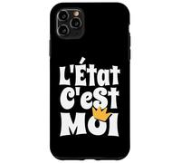 Custodia per iPhone 11 Pro Max Absolute Power - Citazione francese L'Etat C'est Moi