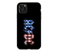 Custodia per iPhone 11 Pro Max AC/DC Old Glory Bandiera Americana Logo