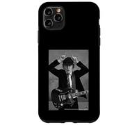Custodia per iPhone 11 Pro Max AC DC Rock Icon - Chitarra in bianco e nero
