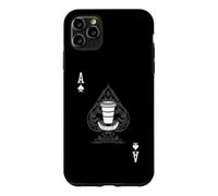 Custodia per iPhone 11 Pro Max Ace Of Cups Coffee Tarot Barista Carte da Gioco Latte