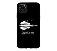 Custodia per iPhone 11 Pro Max Acoustic Guitar Earth Has Music For Those Who Listen