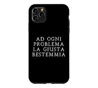 Custodia per iPhone 11 Pro Max Ad ogni problema la giusta bestemmia Scherzo divertente