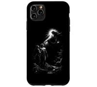 Custodia per iPhone 11 Pro Max Adamo ed Eva genesi creazione dio luce divina