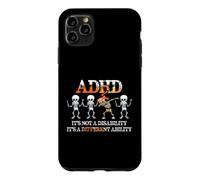 Custodia per iPhone 11 Pro Max ADHD It's Not Disability It's A Different Ability Skeleton