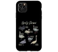 Custodia per iPhone 11 Pro Max Adorabili cigni - Sette tipi di cigno