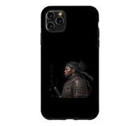 Custodia per iPhone 11 Pro Max Afro American Samurai Black History Month African Roots