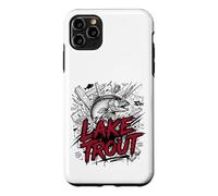 Custodia per iPhone 11 Pro Max Aggressivo Lago Trota Grande pesca Laghi Deep Strike