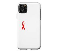Custodia per iPhone 11 Pro Max Aids Hiv Fighter Aids Warrior Red Ribbon - Giornata mondiale degli aiuti