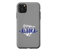 Custodia per iPhone 11 Pro Max Alaska Bear Alaska L'ultima frontiera Vintage Retro