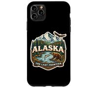 Custodia per iPhone 11 Pro Max Alaska The Last Frontier Souvenir Memorabilia Orgoglioso Alaska