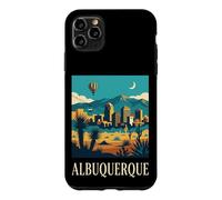 Custodia per iPhone 11 Pro Max Albuquerque, New Mexico, orizzonte, deserto, retro, città, arte