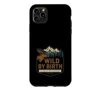 Custodia per iPhone 11 Pro Max Alce, zampa d'orso dell'Alaska Wilderness Pride, ultima frontiera