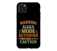 Custodia per iPhone 11 Pro Max ALICIA Personalized Women's Gift Custom ALICIA