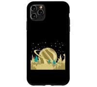 Custodia per iPhone 11 Pro Max Alien Planet Paesaggio con Strano Flora