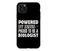 Custodia per iPhone 11 Pro Max Alimentato da Gesù Orgoglioso di essere Biologo Cristiano