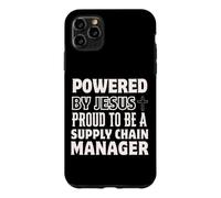 Custodia per iPhone 11 Pro Max Alimentato da Jesus Proud per essere il Supply Chain Manager Christian