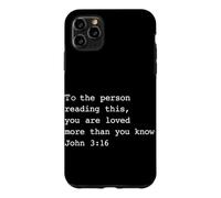 Custodia per iPhone 11 Pro Max Alla persona che legge questo sei amato Giovanni 3:16 Christian