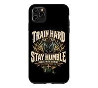 Custodia per iPhone 11 Pro Max Allenati duro resta umile | Muay Thai Gesù
