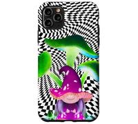 Custodia per iPhone 11 Pro Max Alt Gnome Scacchiera Fungo Art