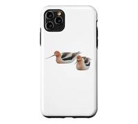 Custodia per iPhone 11 Pro Max Americano Avocet Coppia Ricurvato Bill Shorebird Wetland Birder