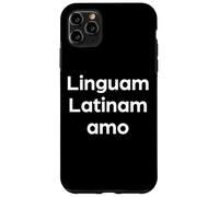 Custodia per iPhone 11 Pro Max "Amo la lingua latina" divertente parola latina