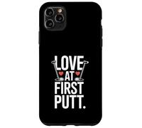 Custodia per iPhone 11 Pro Max Amore al primo Putt Golf Romance