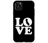 Custodia per iPhone 11 Pro Max Amore California State Map Graphic