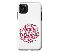 Custodia per iPhone 11 Pro Max Amore e Basilico Italian Love Basilico Food Lover