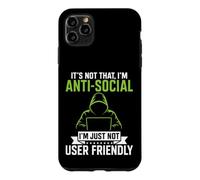 Custodia per iPhone 11 Pro Max Analista Cyber Security Hacker Etico Divertente